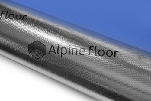 Подложка рулонная Alpine Floor Silver Foil Blue EVA 1,5 мм